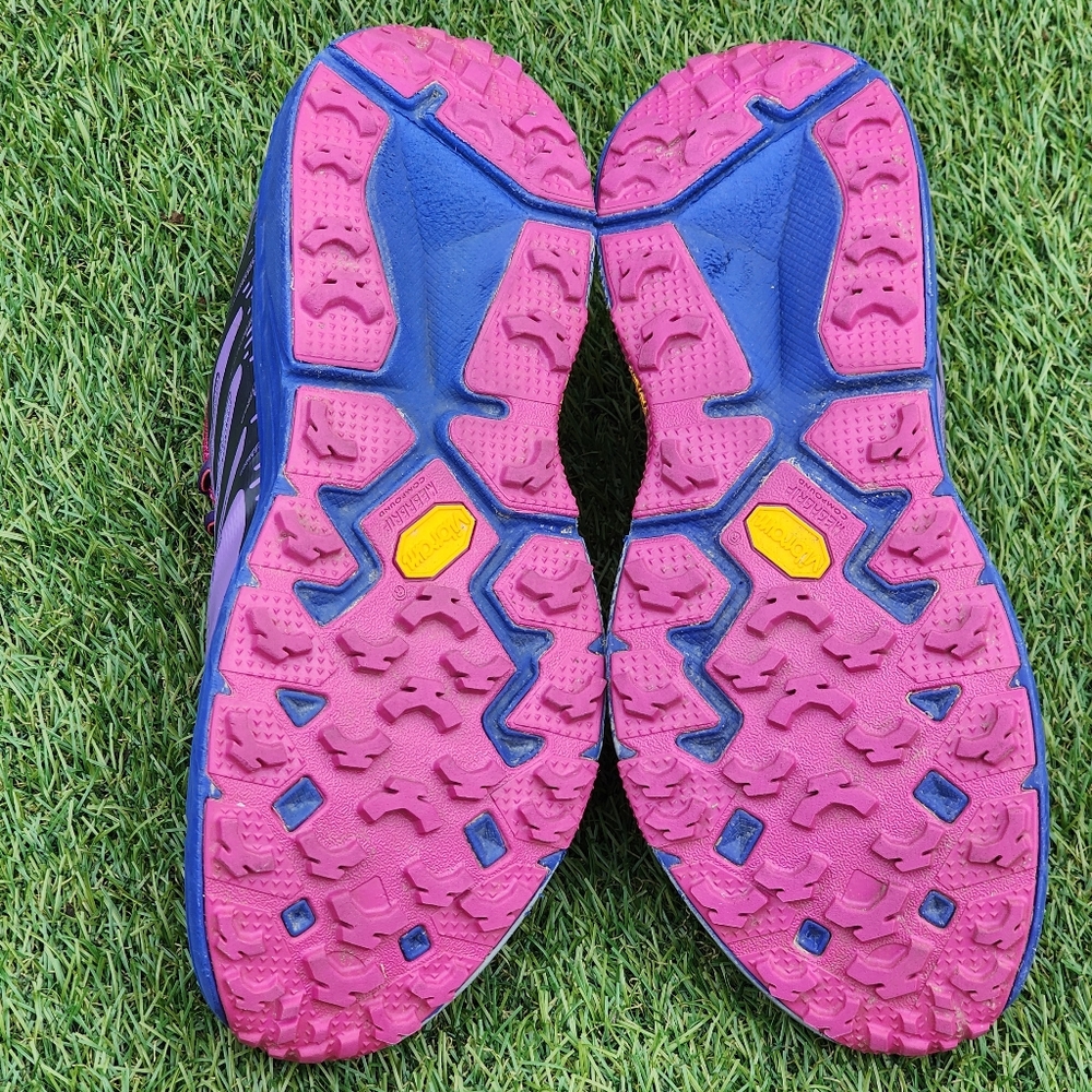 Women's Purple and Pink Running Shoes - Picture 8 of 9